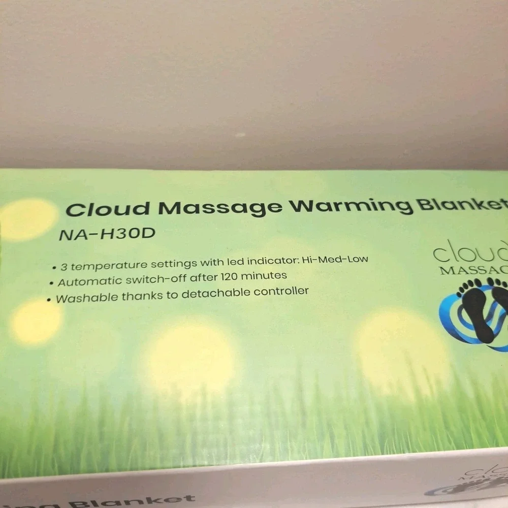 Cloud Massage Warming Pad Electric Heated Ultra Soft Flannel Heat Therapy 15x22
